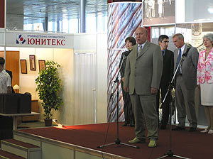Вице-мэр Москвы Валерий ШАНЦЕВ на торжественном открытии юбилейной выставки