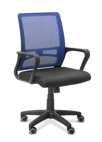 Кресло Акцент сетка YM/ткань TW / черная/синяя
