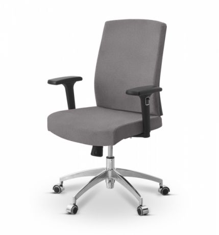 Кресло персонала Alfa X/SL/3D ткань Сахара / фиолетовая С33