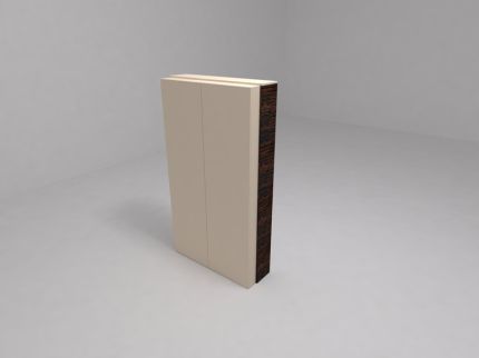 Декоративная боковая панель для шкафа серый дуб (шпон)