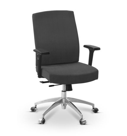 Кресло персонала Alfa X/SL/3D ткань TW / черная